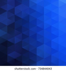 Blue Grid Mosaic Background, Creative Design Templates
