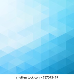 Blue Grid Mosaic Background, Creative Design Templates