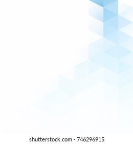Blue Grid Mosaic Background, Creative Design Templates