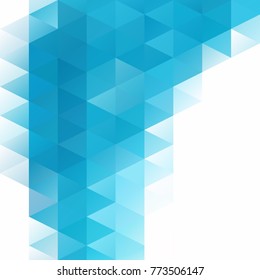 Blue Grid Mosaic Background, Creative Design Templates
