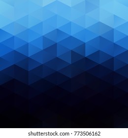 Blue Grid Mosaic Background, Creative Design Templates