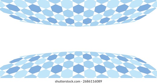 Fundo de mosaico de grade azul. Fundo de papel de parede azul baixa textura poli. fundo geométrico triângulo. polygon pattern.eps.10