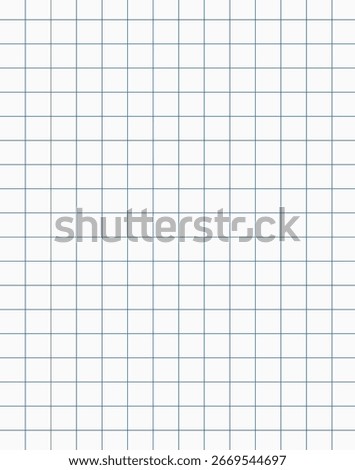  blue  Grid notepaper design Notebook  background blank page