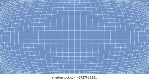 Blue grid pattern wallpaper. Paper notebook lines create squares, blocks with wavy checker texture. Vector seamless school backdrop. Graph sheet design for math education and abstract illustrations.