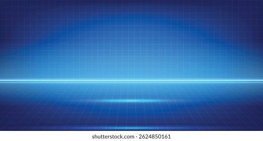 Blue Grid Technology Background,Hi Tech,backdrop,banner