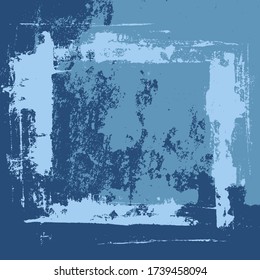 Fondo de Grunge Azul Abstract Splatt