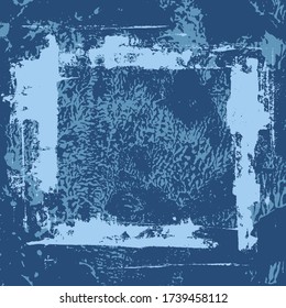 Blue Grunge Background Abstract Splatter