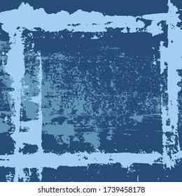 Fondo de Grunge Azul Abstract Splatt