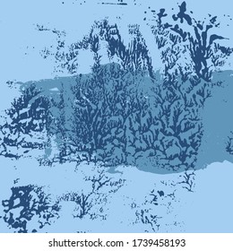 Blue Grunge Background Abstract Splatter