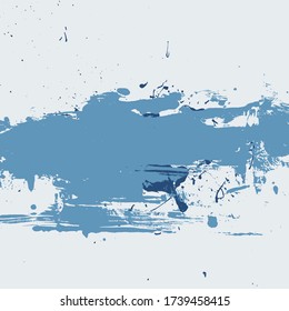 Blue Grunge Hintergrund Abstract Splatter