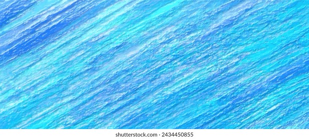 Blue grunge background with brushstrokes texture. Abstract colorful background for flyer, poster, brochure, and cover design. Hand drawn Christmas illustration. Blue winter vector background.
