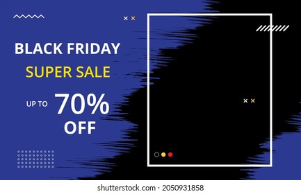 blue grunge background concept for banner, wallpaper, sales banner and poster