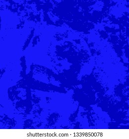 Blue grunge background. The texture of the brush