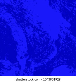 Blue grunge background. The texture of the brush