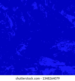 Blue grunge background. The texture of the brush