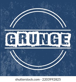 Blue grunge background or texture with logo template