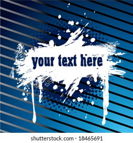 blue grunge banner