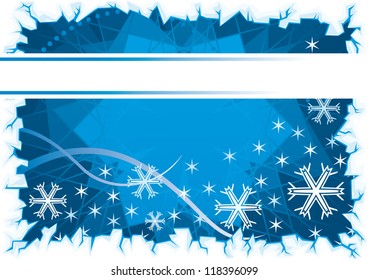 blue grunge christmas background