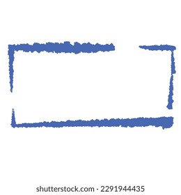 Marcos de color azul, buenos para los recursos de diseño gráfico.