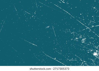 Fondo de textura arañada grunge azul con sutiles marcas afligidas, ruido vintage y detalles de superficie desgastados, adecuado para diseños modernos, superposiciones, carteles y fondos visuales creativos