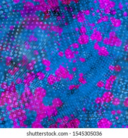 Blue grunge seamless texture with violet inclusion. Abstract vector background for web page, banners backdrop, fabric, home decor, wrapping