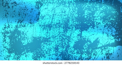 Blue Grunge Texture Background With Scratched Paint and Distressed Abstract Surface