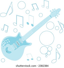 blue guitar