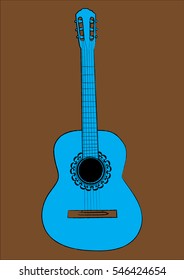 blue guitar