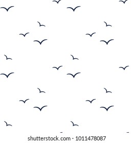 blue gull  pattern 