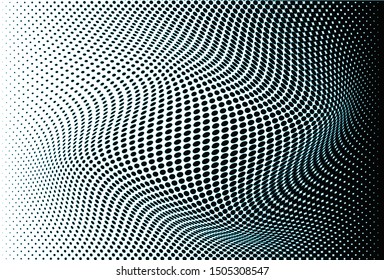 blue halftone abstract background design
