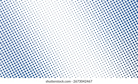 Fondo Abstractas de semitono azul Gradiente de patrón de Diseño gráfico moderno Textura de Vector mínima