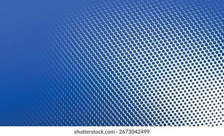Blue Halftone Abstract Background Modern Graphic Design Pattern Gradient Minimal Vector Texture