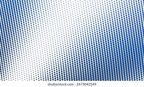 Fundo abstrato de meio-tom azul Design gráfico moderno Gradiente de gradiente Textura mínima do vetor