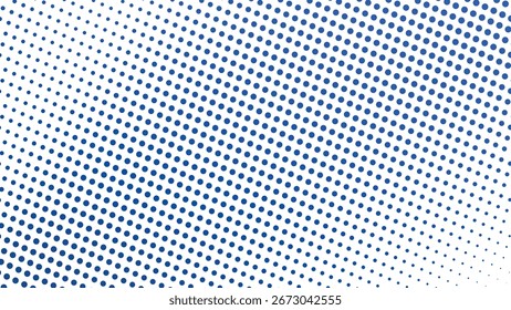 Fondo Abstractas de semitono azul Gradiente de patrón de Diseño gráfico moderno Textura de Vector mínima