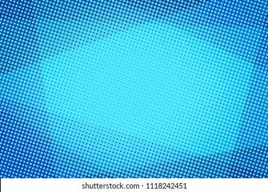 Blue halftone abstract background. Pop art retro vector illustration vintage kitsch drawing