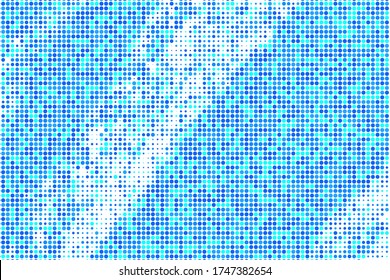 Blue Halftone Backdrop. Azure Dots Monochrome. Indigo Gradient Gradation. Cobalt Grunge Pattern. Comic Wallpaper. Vector Point. Navy Circle Gradation. Beryl Vintage Monochrome.