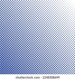 Blue Halftone background. Abstract grunge halftone dots texture Pattern background. 