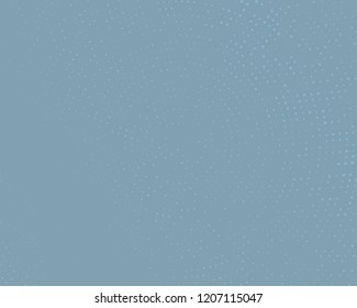 Blue halftone background. Digital gradient. Abstract backdrop with circles, point, dots. Dotted pattern. Futuristic panel Vector illustration