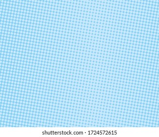 Blauer Halbtonhintergrund. Digitaler Verlauf. Abstrakte Kulisse mit Kreisen, Punkten, Punkten. Gepunktetes Muster. Futuristische Panel Vector Illustration