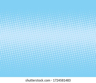 Fondo de medio tono azul. Gradiente digital. Resumen de fondo con círculos, puntos, puntos. Patrón punteado. Ilustración del vector de panel futurista