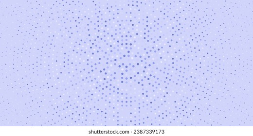 Fondo azul de semitono con fondo punteado Textura superpuesta de arte pop
