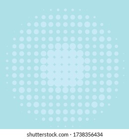 Blue halftone Background. Fade Dotted Overlay. Digital Gradient. Pop-art style. Grunge Backdrop. Modern futuristic Pattern. Abstract panel. Vector illustration