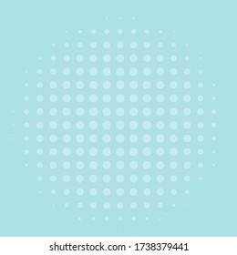 Blue halftone Background. Fade Dotted Overlay. Digital Gradient. Pop-art style. Grunge Backdrop. Modern futuristic Pattern. Abstract panel. Vector illustration