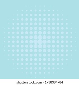 Fondo de medio tono azul. Superposición de punto de desvanecimiento. Gradiente digital. Estilo pop-art. Fondo Grunge. Patrón futurista moderno. panel Resumen. Ilustración del vector
