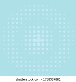 Blue halftone Background. Fade Dotted Overlay. Digital Gradient. Pop-art style. Grunge Backdrop. Modern futuristic Pattern. Abstract panel. Vector illustration
