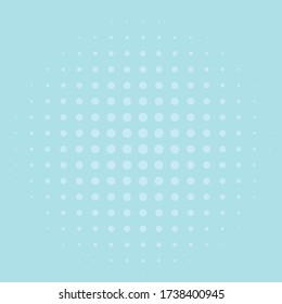 Blue halftone Background. Fade Dotted Overlay. Digital Gradient. Pop-art style. Grunge Backdrop. Modern futuristic Pattern. Abstract panel. Vector illustration