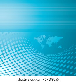 blue halftone background, vector illustration