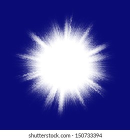 Blue halftone blast. EPS 10 vector file included