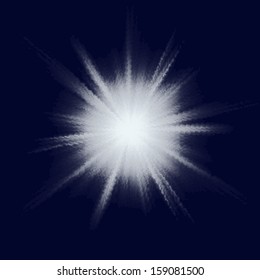 Blue halftone blast. EPS 10 vector file included