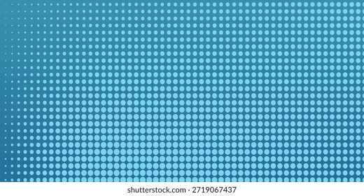 Fundo De Ponto De Meio-Tom Azul Com Textura Gradiente Para Tecnologia, Design E Mídia Digital Moderna 
